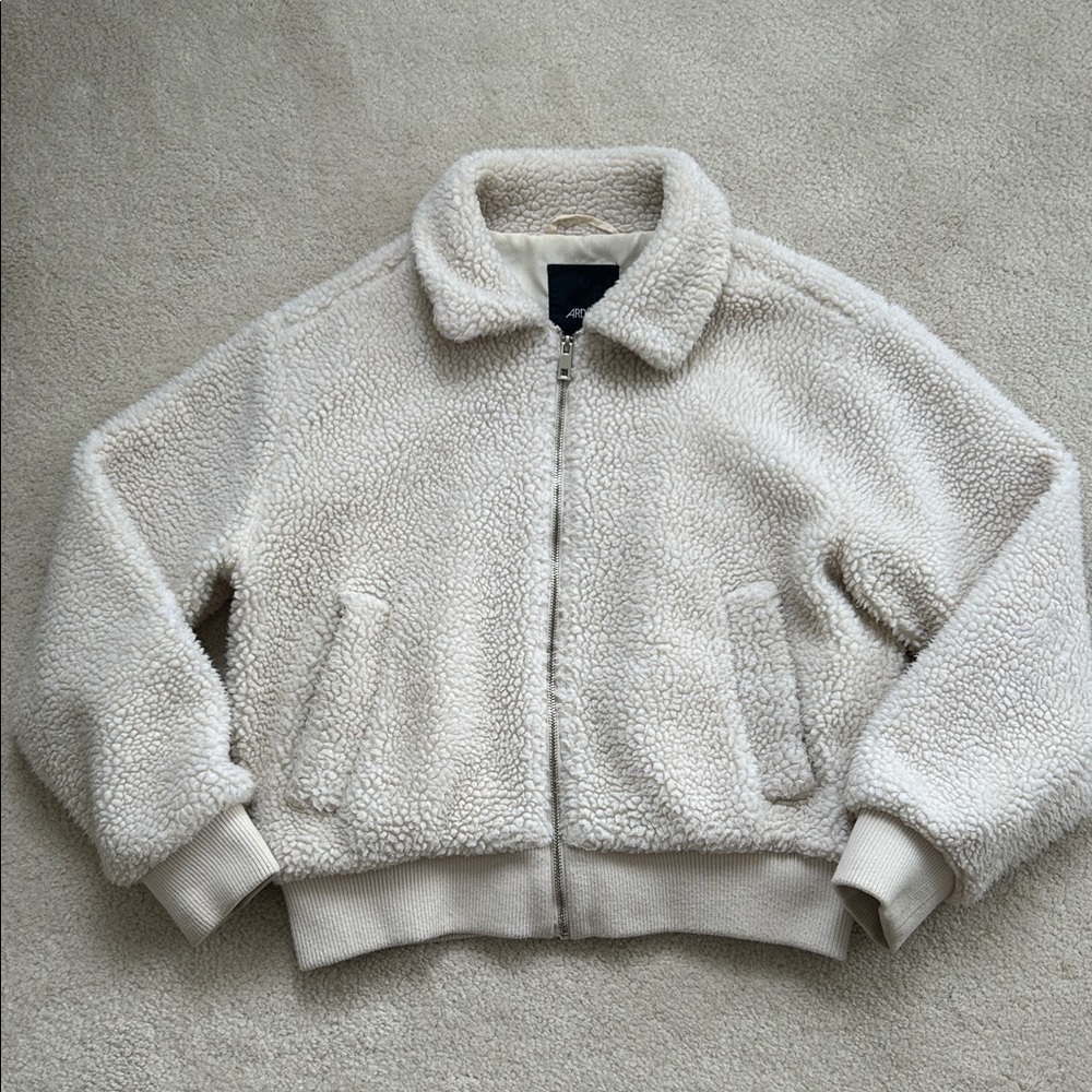 Off-White Oversized Sherpa Jacket - Size S